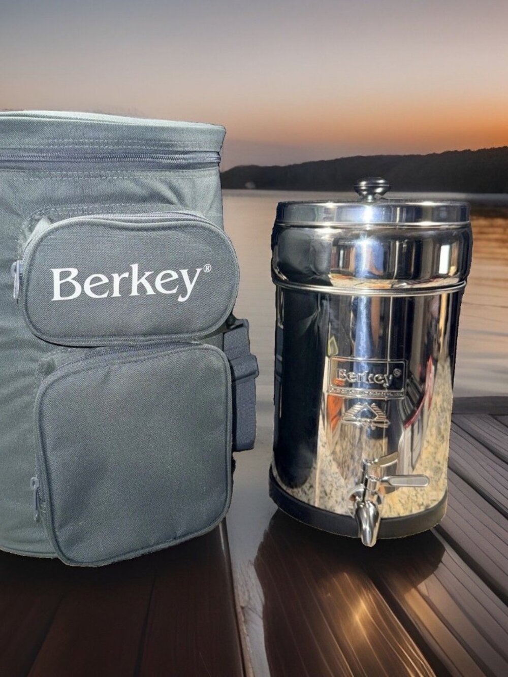 NEW Berkey Travel Water Filtration System + Many Accessories + Filters + Bag
